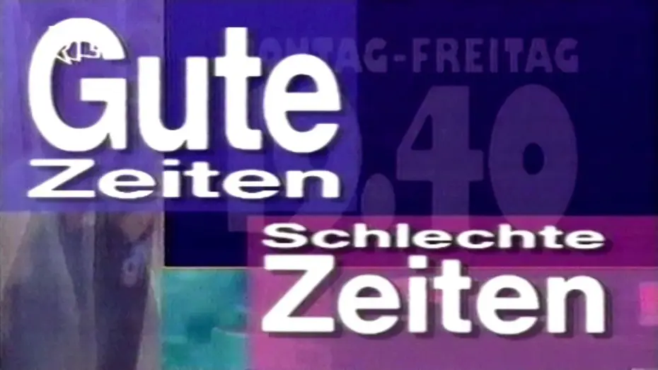 Видео к сериалу Хорошие времена, плохие времена — Start von GZSZ - Promoclip RTL, 1992