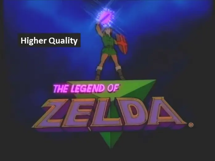 Видео к сериалу Супершоу супер братьев Марио — The Legend Of Zelda Cartoon - Opening Theme (Higher Quality)