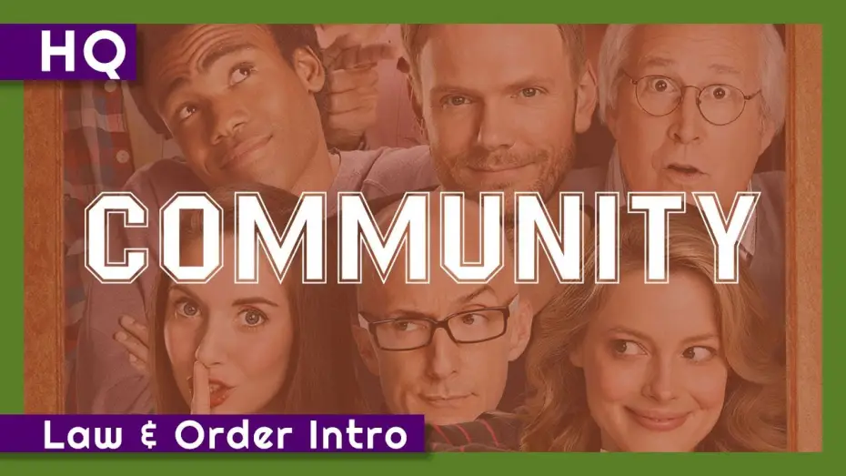 Видео к сериалу Сообщество — Community (2009-2015) Law & Order Intro