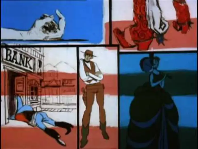 Видео к сериалу Дикий дикий запад — Les Mysteres de l'Ouest - Generique