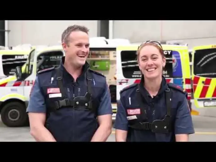 Видео к сериалу Paramedics — BEHIND THE SCENES of Paramedics - Mark & Carina, MICA