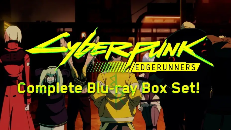 Видео к сериалу Cyberpunk: Edgerunners — Complete Blu-ray Box Set - RELEASES OCTOBER 28