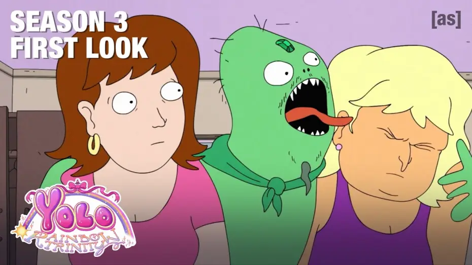 Видео к сериалу YOLO: Кристальная фантазия — First Look: YOLO: Rainbow Trinity