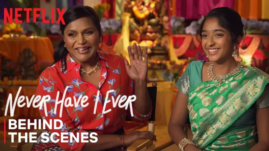 Видео к сериалу Я никогда не... — Never Have I Ever | Mindy Kaling & Maitreyi Ramakrishnan Celebrate Ganesh Puja Episode | Netflix