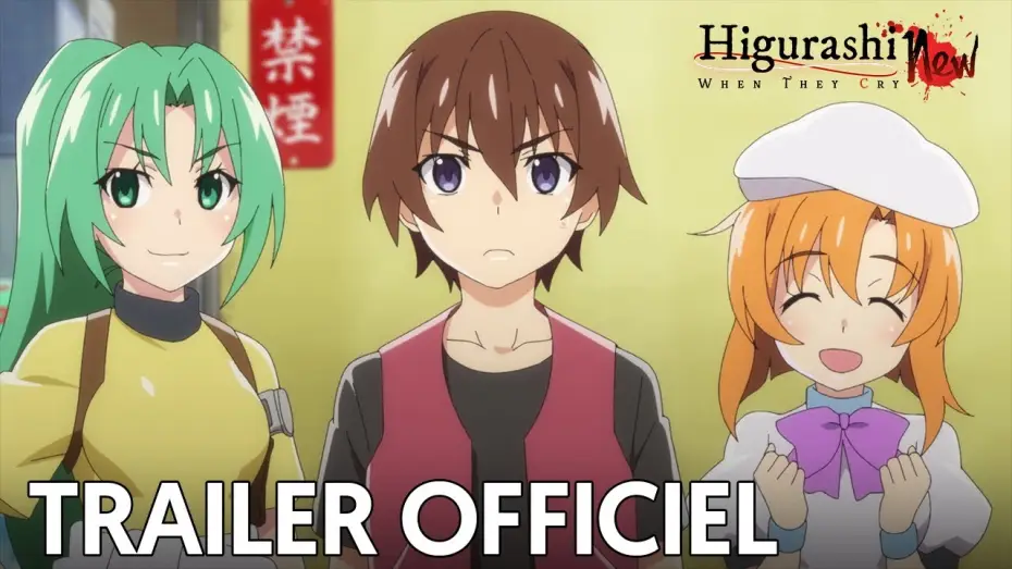 Видео к сериалу Когда плачут цикады — Higurashi : When They Cry - New - Bande Annonce [VOST]