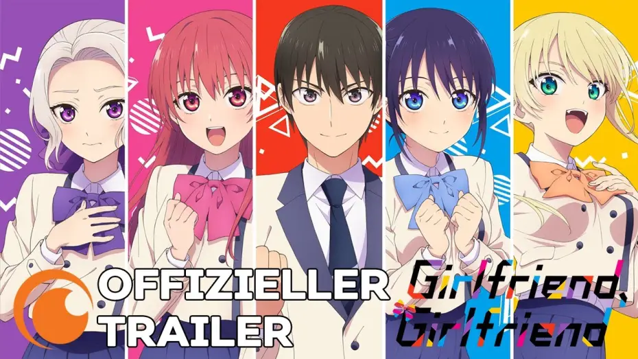 Видео к сериалу Мои девушки — Girlfriend, Girlfriend - Anime Trailer