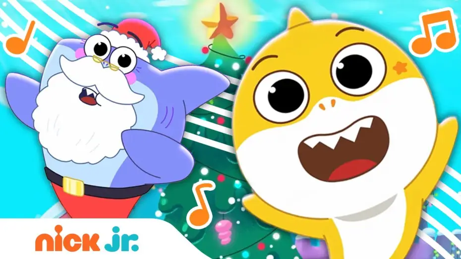 Видео к сериалу 아기상어 올리와 윌리엄 — Fishmas Carols w/ Baby Shark! | Baby Shark's Big Show | Nick Jr.