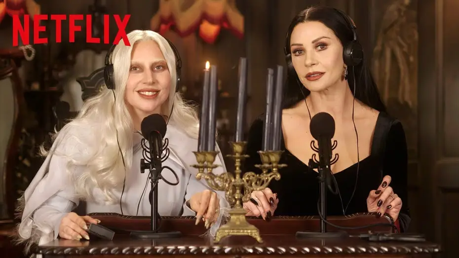 Видео к сериалу Уэнздей — Lady Gaga & Catherine Zeta-Jones Morbid ASMR - Season 2