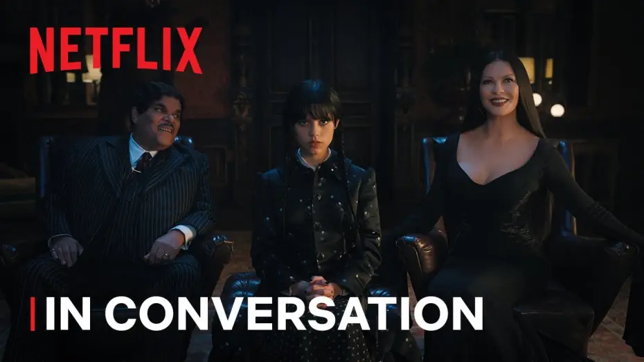 Видео к сериалу Уэнздей — Jenna Ortega and Cast Discuss Reimagining a Classic for a Modern Audience