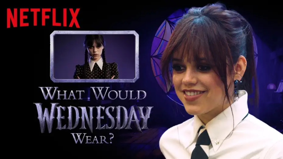 Видео к сериалу Уэнздей — Jenna Ortega Reveals Wednesday’s Best Outfits
