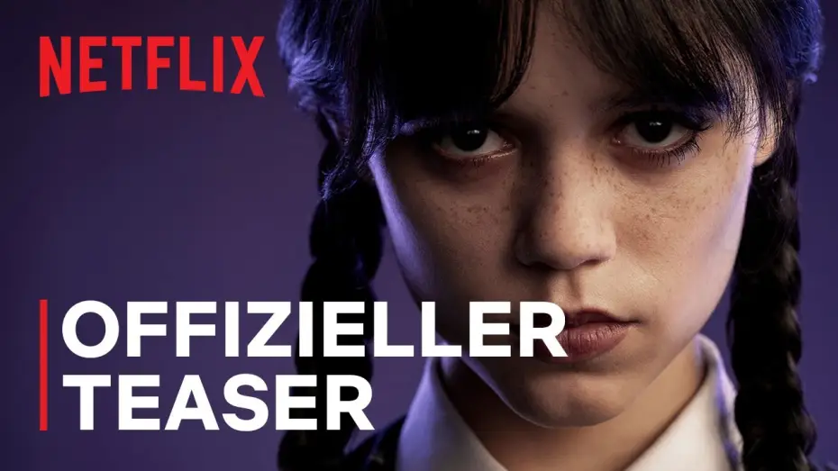 Видео к сериалу Уэнздей — Offizieller Teaser: Ans Licht gebracht: Wednesday Addams