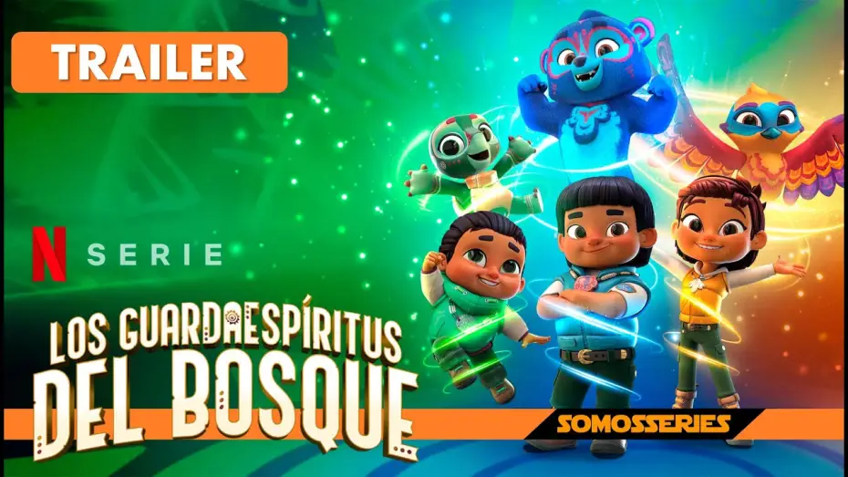 Видео к сериалу Духи-рейнджеры — Los Guardaespíritus del Bosque Netflix Trailer Español Serie Tv Infantil 2022 Spirit Rangers