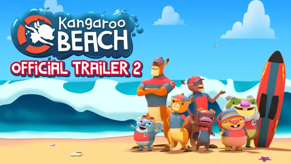 Видео к сериалу Кенгуру-Бич — KANGAROO BEACH TRAILER 2 | Coming to ABC Kids in January 2021!