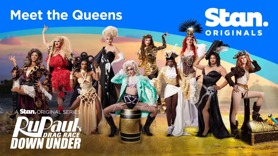 Видео к сериалу Королевские Гонки РуПола: Австралия — Meet the Queens | RuPaul's Drag Race Down Under S3 | A Stan Original Series.