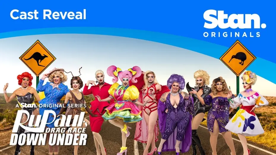 Видео к сериалу Королевские Гонки РуПола: Австралия — RuPaul's Drag Race Down Under | CAST REVEAL | A Stan Original Series.