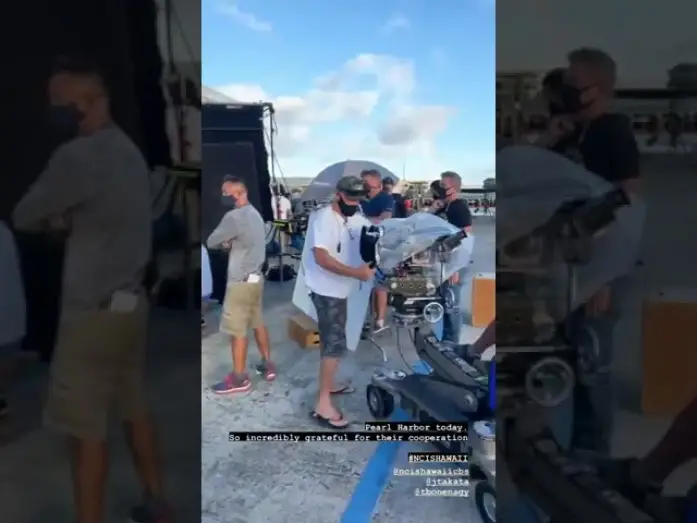 Видео к сериалу Морская полиция: Гавайи — A lil bts of filming at #PearlHarbor #NCISHawaii #NCIS #Shorts