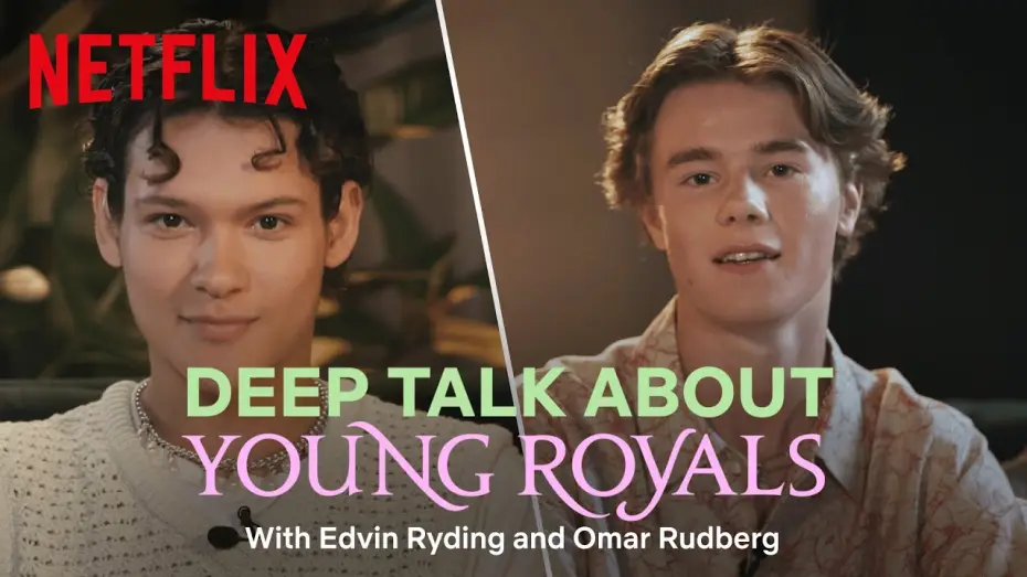 Видео к сериалу Молодые монархи — Young Royals: What do Edvin & Omar really think about their kissing scenes?