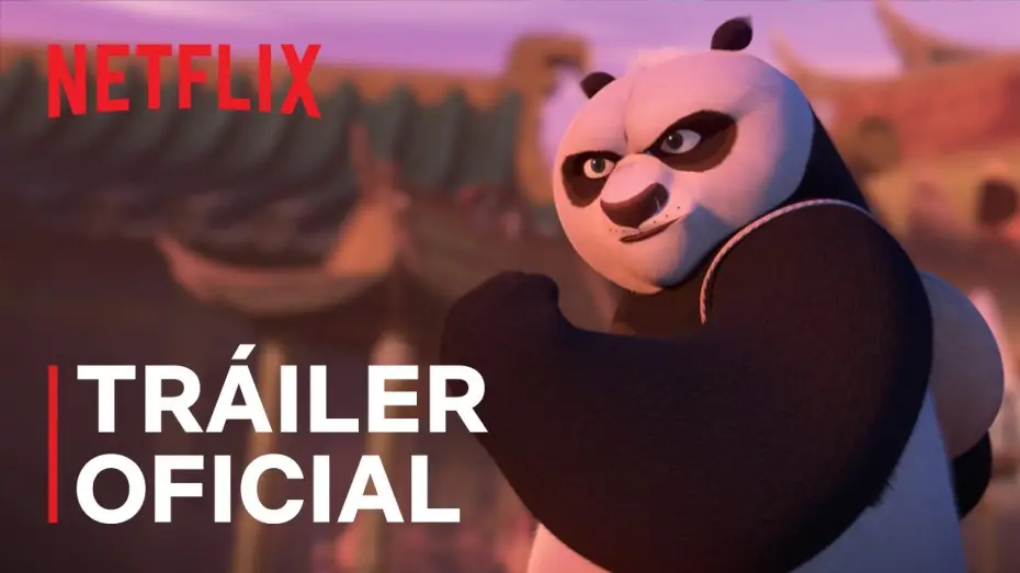 Видео к сериалу Кунг-фу Панда: миссия Рыцарь дракона — Tráiler Oficial
