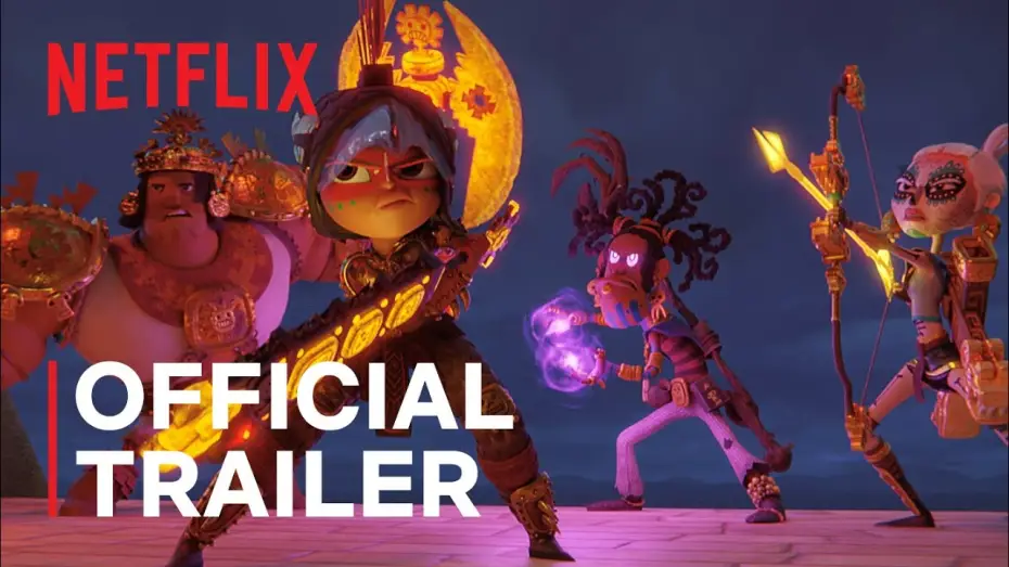 Видео к сериалу Майя и три воина — Official Trailer