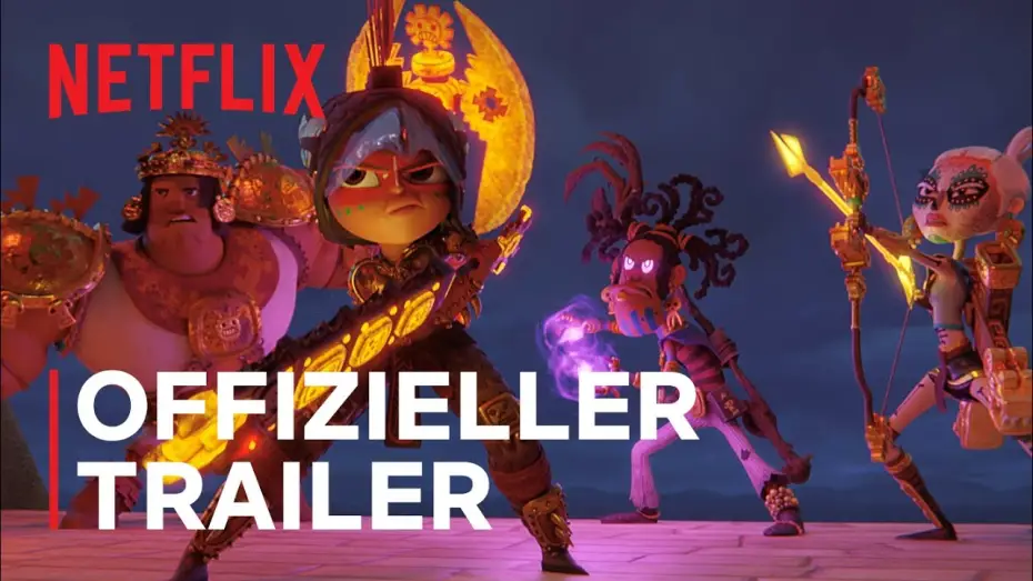 Видео к сериалу Майя и три воина — Maya und die Drei | Offizieller Trailer | Netflix