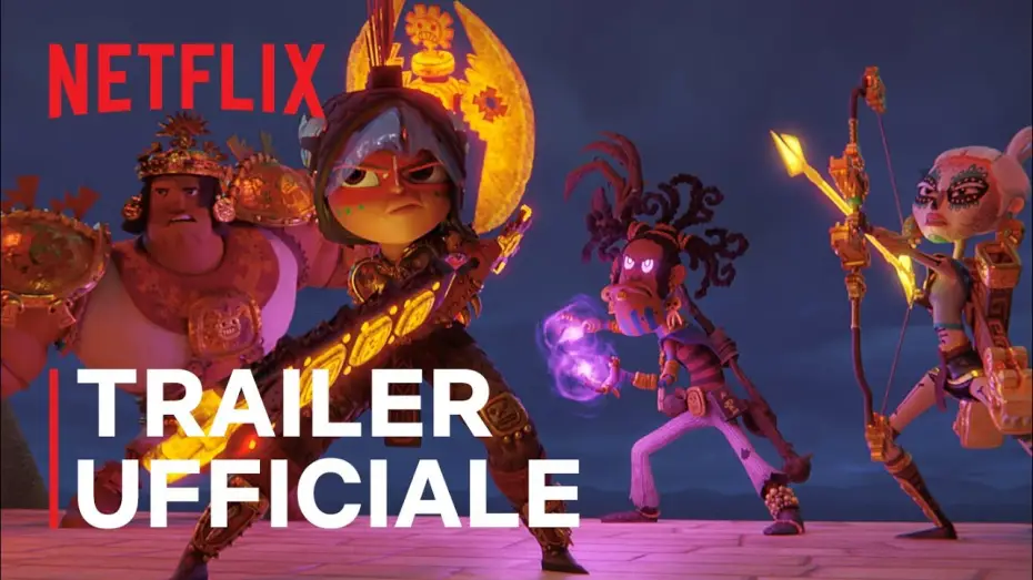 Видео к сериалу Майя и три воина — Maya e i tre guerrieri | Trailer ufficiale | Netflix