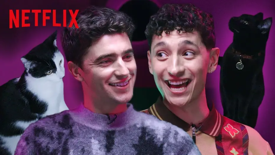 Видео к сериалу Детективы с того света — Jayden Revri & George Rexstrew Interview Each Other at a Cat Cafe