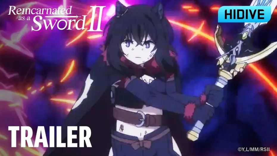 Видео к сериалу О моём перерождении в меч — Сезон 2 — Reincarnated as a Sword Season 2 | Trailer | Coming Oct 2026 to HIDIVE
