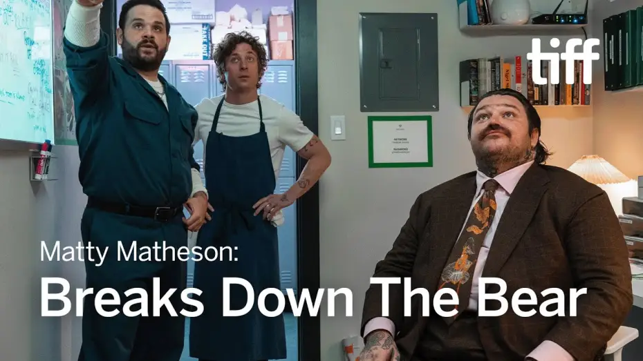 Видео к сериалу Медведь — Matty Matheson Breaks Down The Bear Season 3 | TIFF 2024