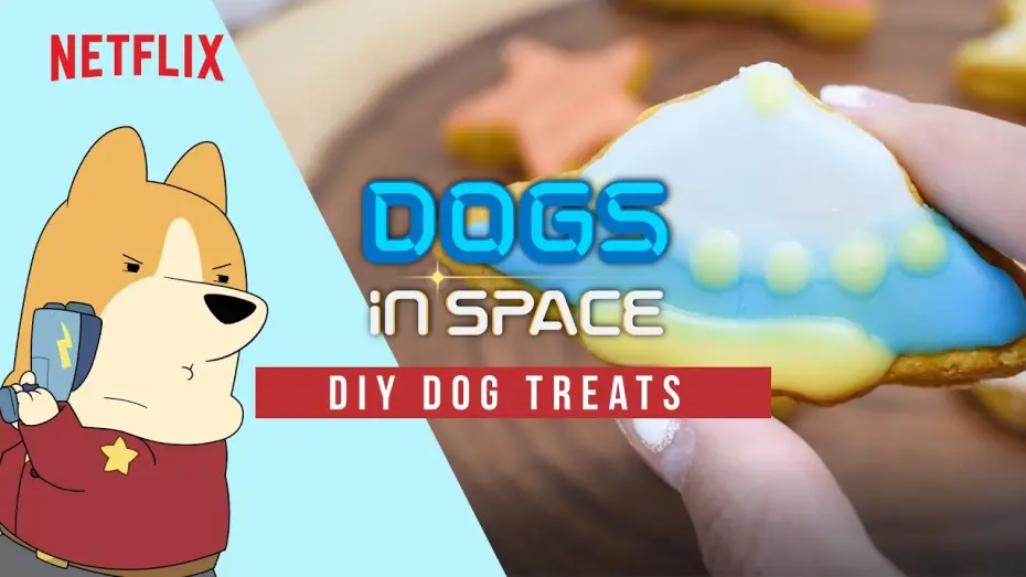 Видео к сериалу Собаки в космосе — DIY Dog Treats Tutorial Inspired by Dogs in Space 🦴 Netflix Futures