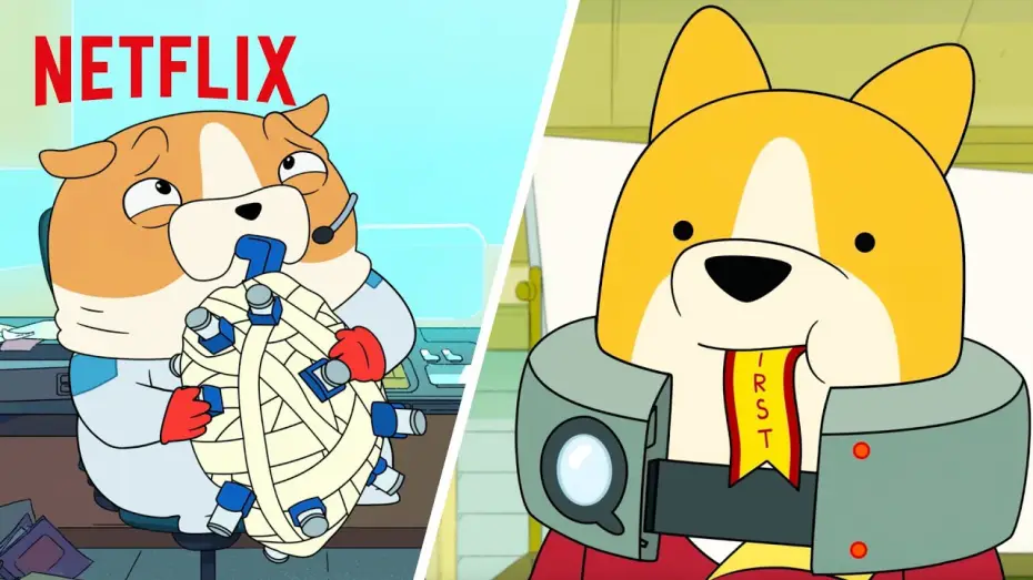Видео к сериалу Собаки в космосе — Top Hilarious Dogs in Space Moments Mashup | Netflix Futures