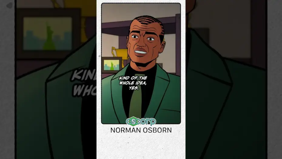 Видео к сериалу Ваш дружелюбный сосед Человек-Паук — Meet Norman Osborn.
