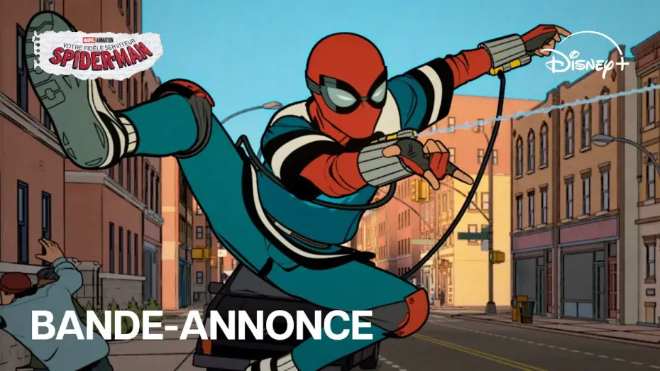 Видео к сериалу Ваш дружелюбный сосед Человек-Паук — Votre fidèle serviteur Spider-Man - Bande-annonce officielle (VOST) | Disney+