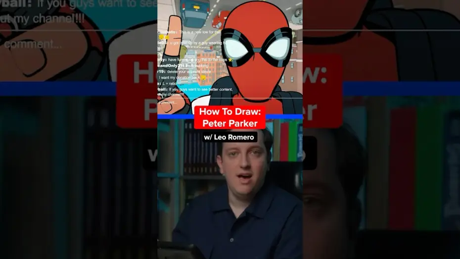 Видео к сериалу Ваш дружелюбный сосед Человек-Паук — How To Draw Spider-Man