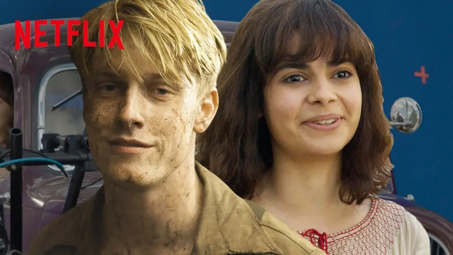 Видео к сериалу Весь невидимый нам свет — On Set With Aria Mia Loberti & Louis Hofmann