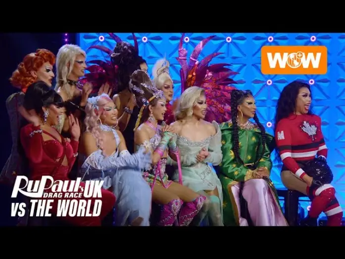 Видео к сериалу Королевские Гонки РуПола: Британия против мира — Сезон 3 — RuPaul's Drag Race UK vs The World | Season 3 Official Trailer | WOW Presents Plus