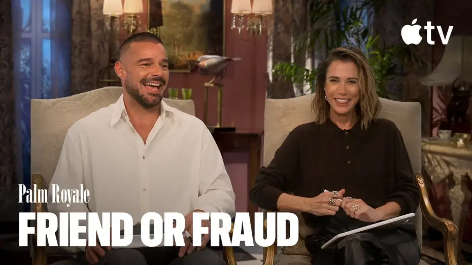 Видео к сериалу Палм-Рояль — Kristen Wiig and Ricky Martin Play Friend or Fraud