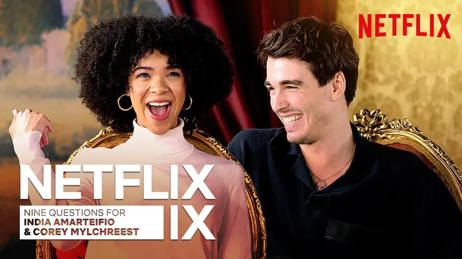 Видео к сериалу Королева Шарлотта: история Бриджертонов — The India Amarteifio and Corey Mylchreest Queen Charlotte Interview | Netflix IX
