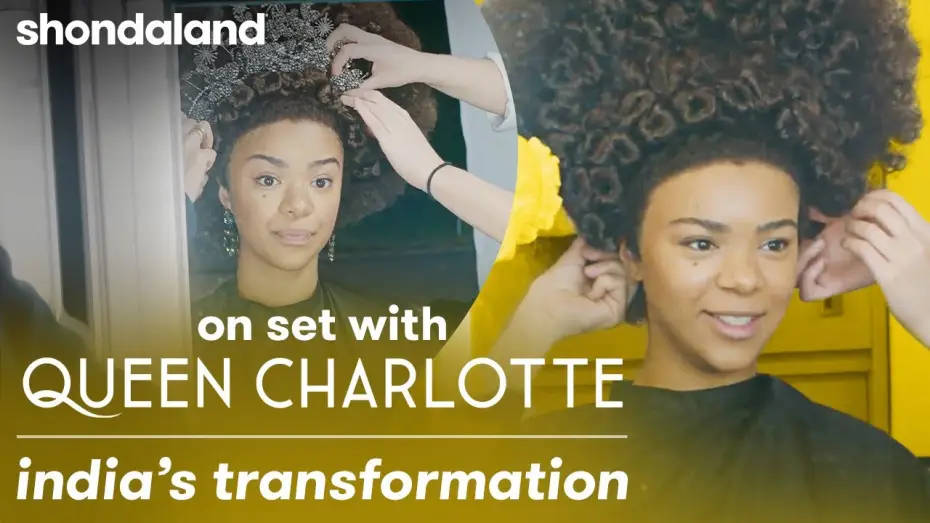 Видео к сериалу Королева Шарлотта: история Бриджертонов — On Set With Queen Charlotte: India Amarteifio’s Transformation | Shondaland