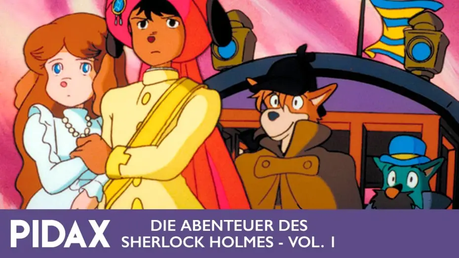 Видео к сериалу Великий детектив Холмс — Pidax - Die Abenteuer des Sherlock Holmes, Vol. 1 (1984/5, Hayao Miyazaki)