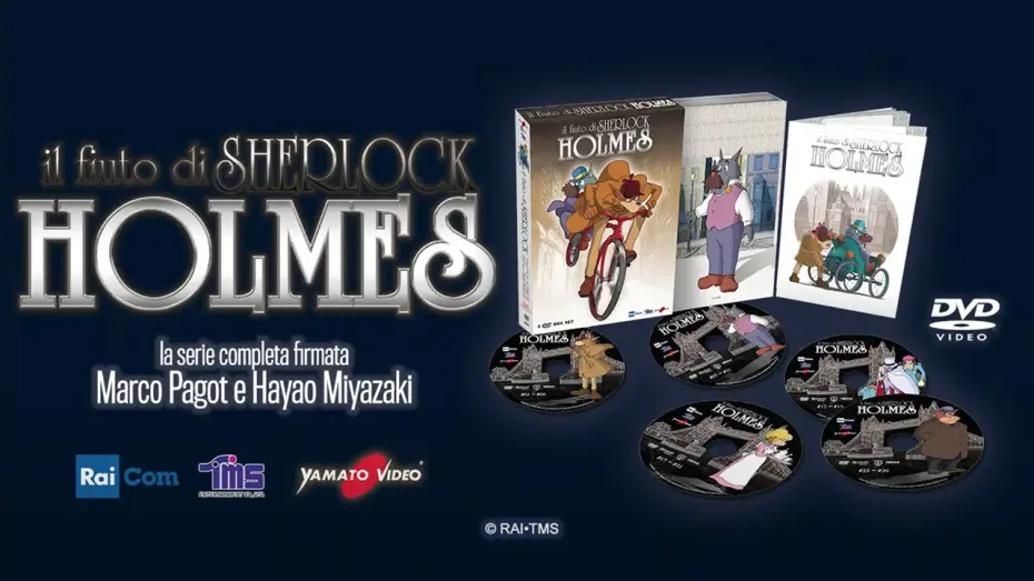 Видео к сериалу Великий детектив Холмс — IL FIUTO DI SHERLOCK HOLMES | La serie completa in DVD (box 5 dischi)