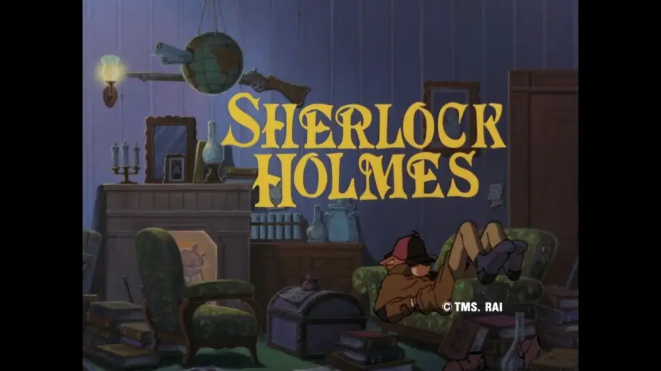 Видео к сериалу Великий детектив Холмс — Sherlock Hound - English Intro (HD)