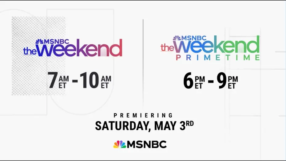 Видео к сериалу Уикенд — The Weekend and The Weekend: Primetime | MSNBC