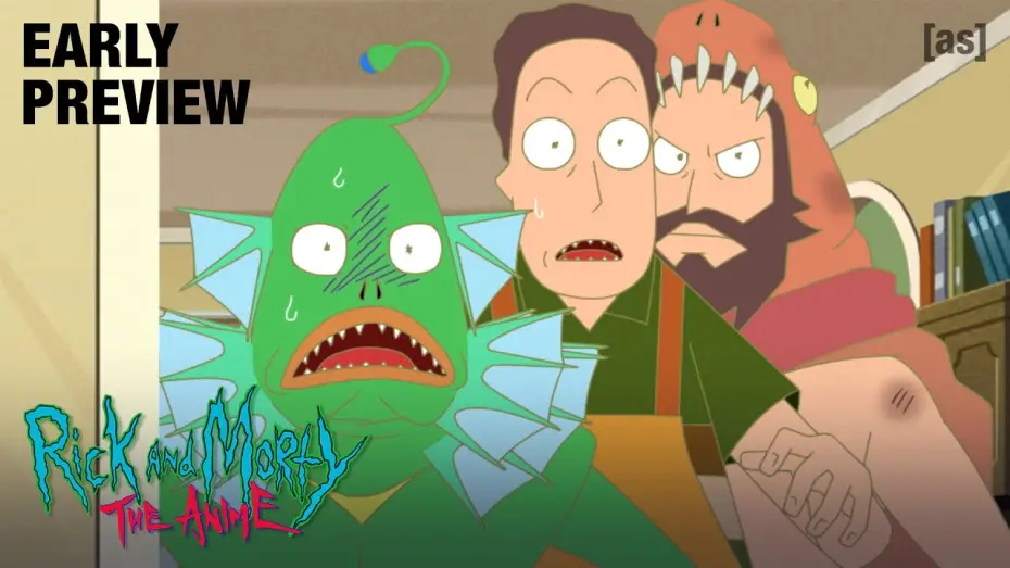 Видео к сериалу Рик и Морти: Аниме — Early Preview: Two Jerrys