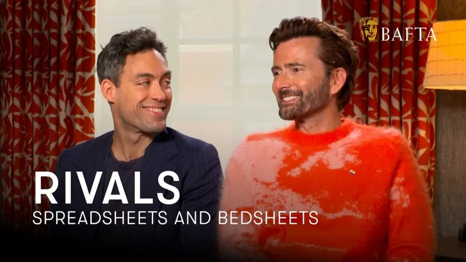 Видео к сериалу Соперники — David Tennant, Aidan Turner and the cast of Rivals share their favourite on screen rivalries | BAFTA