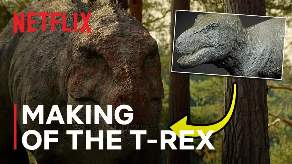 Видео к сериалу Жизнь на нашей планете — Designing the CGI T-Rex