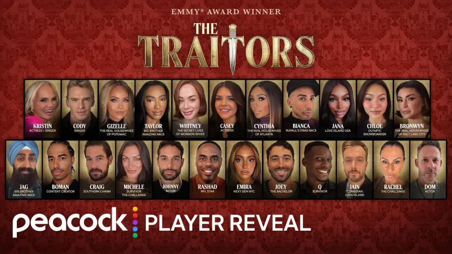 Видео к сериалу The Traitors — Сезон 6 — Season 6 Player Reveal