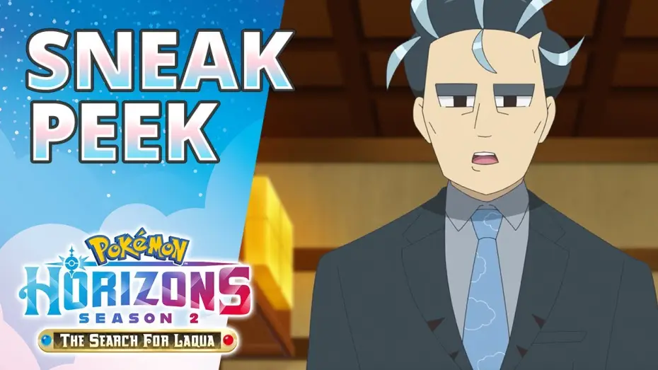 Видео к сериалу Покемон: Отправление Лико и Роя — Introducing Larry! - Pokémon Horizons: Season 2 Sneak Peek