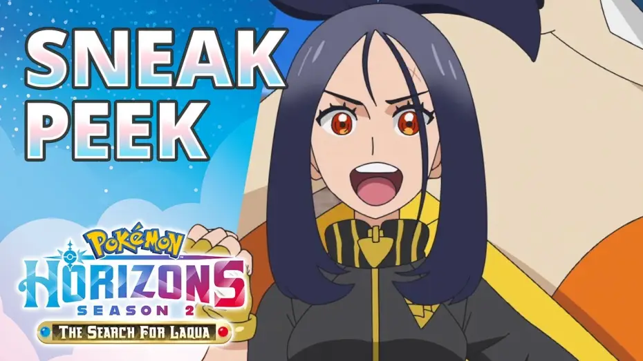 Видео к сериалу Покемон: Отправление Лико и Роя — Floragato vs. Dewott - Pokémon Horizons: Season 2 Sneak Peek