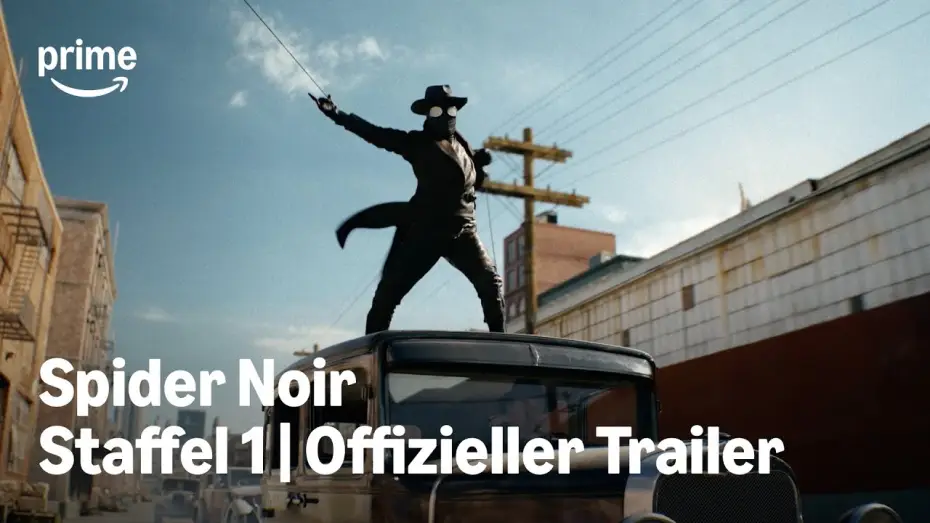 Видео к сериалу Паук-Нуар — Finaler Trailer in True-Hue-Vollfarbe