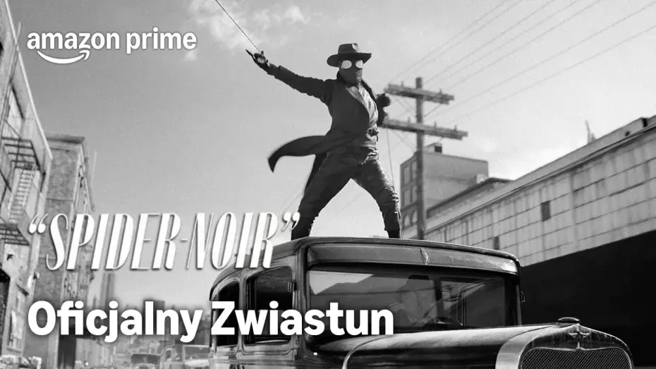 Видео к сериалу Паук-Нуар — Oficjalny Zwiastun w autentycznej czerni i bieli